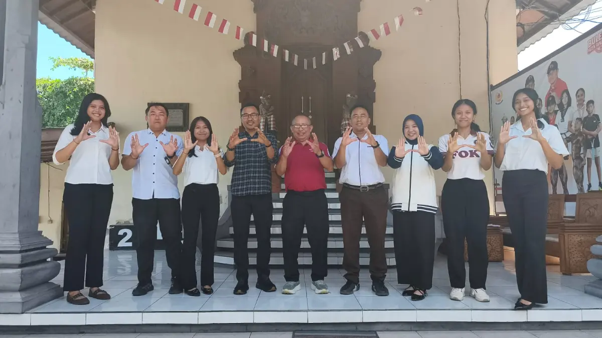 KORFBALL: Pengurus Korfball saat melakukan audiensi ke KONI Buleleng. (KONI Buleleng)