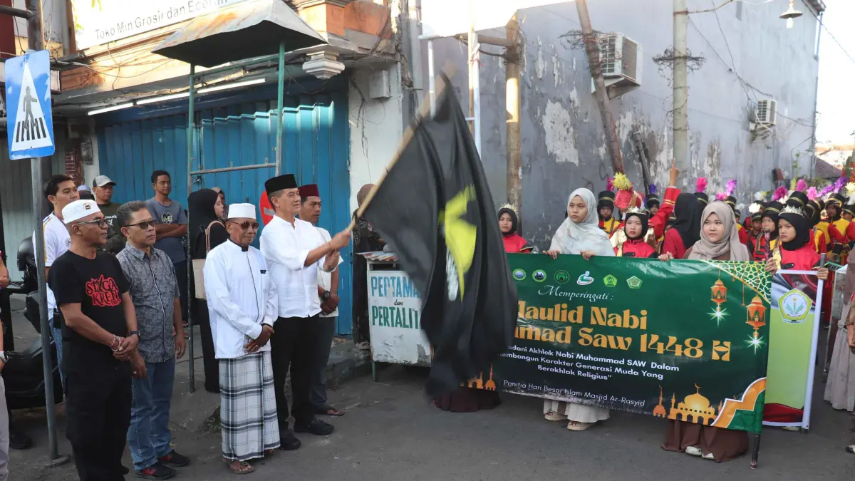 KIRAB: Kirab serangkaian perayaan Maulid Nabid Muhammad SAW 1448 Hijriah. (Pemkab Buleleng)