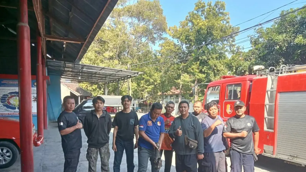 AKHIRNYA KEMBALI: Onderdil kendaraan pemadam kebakaran Isuzu Borneo yang sempat hilang selama beberapa hari, akhirnya kembali. (Dinas Pemadam Kebakaran Buleleng)