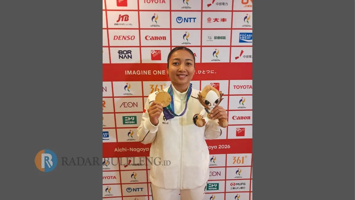 RAIH PRESTASI: Atlet karate asal Bali, Cokorda Istri Agung Sanistyrani, berhasil merebut medali perunggu pada ajang Asian Games 2026. (istimewa)
