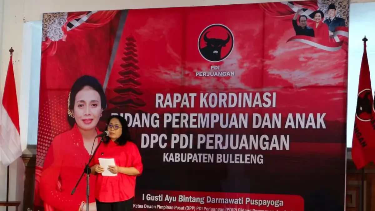 DIKLAT KADER: Suasana rapat koordinasi dan diklat kader perempuan yang digelar PDI Perjuangan Buleleng. (PDIP Buleleng)