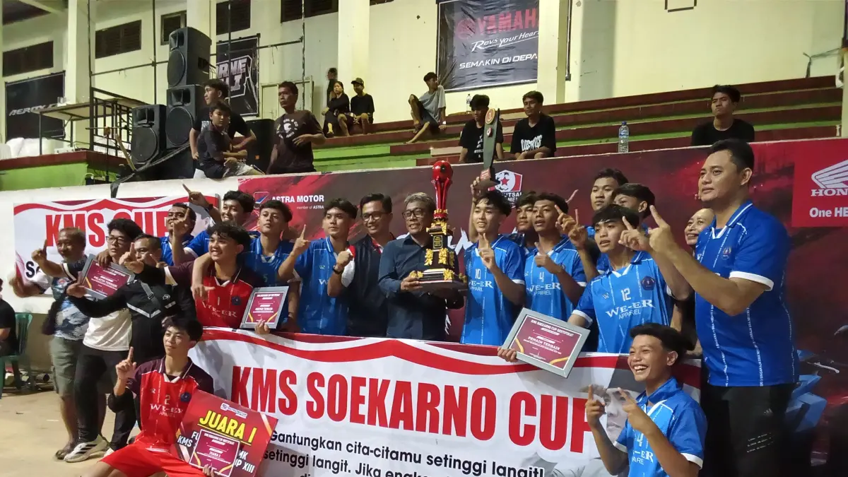JAWARA: Klub peraih gelar juara pada ajang kompetisi futsal KMS Soekarno Cup 2026. (Francelino Junior/Radar Buleleng)