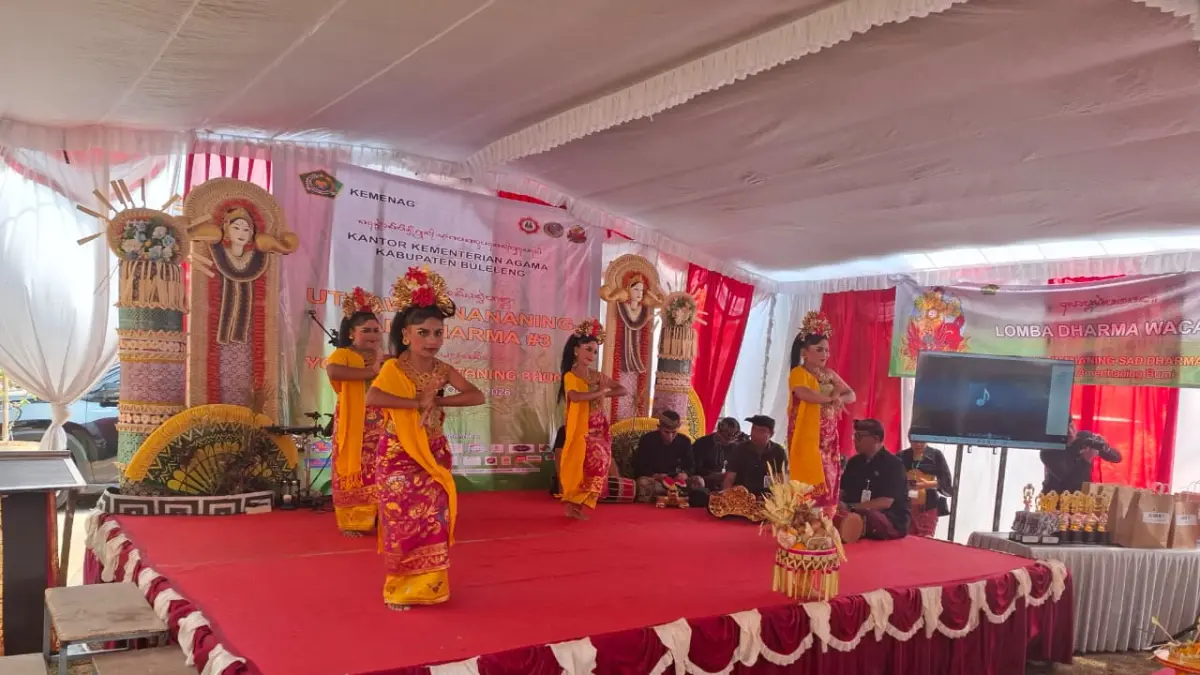 PENYULUHAN AGAMA: Suasana Utsawa Jnananing Sad Dharma #3 di Kantor Kementerian Agama Buleleng pada Jumat (9/10/2026). (Pemkab Buleleng)