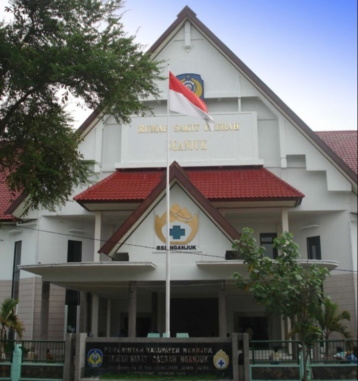 Salah satu rumah sakit di Nganjuk
