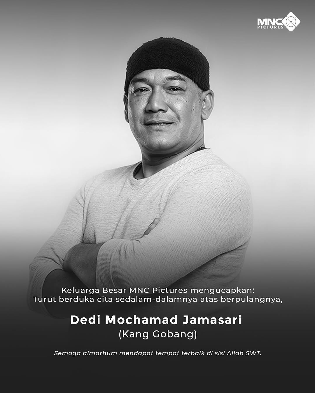 Dedi Mochamad Jamasari, atau yang lebih dikenal sebagai Kang Gobang pemain sinetron Preman Pensiun, telah meninggalkan dunia.