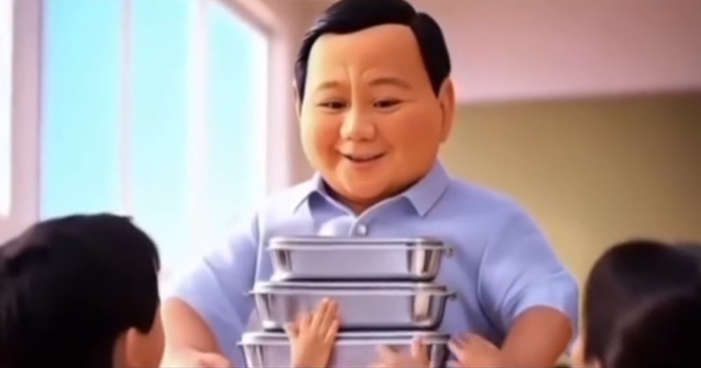 Tangkapan layar iklan animasi MBG