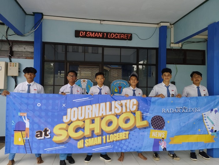 SMAN 1 Loceret menggelar kegiatan Journalistic at School Bersama Jawa Pos Radar Nganjuk
