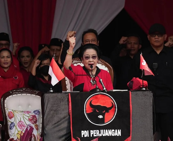 Ketua Umum Partai Demokrasi Indonesia Perjuangan (PDIP), Megawati Soekarnoputri.