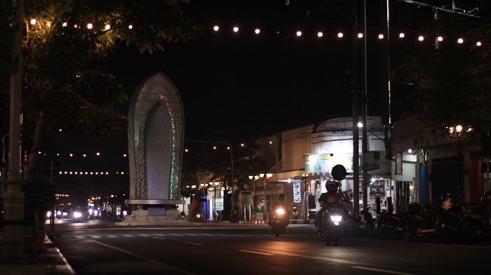 Jalan Ahmad Yani di Nganjuk