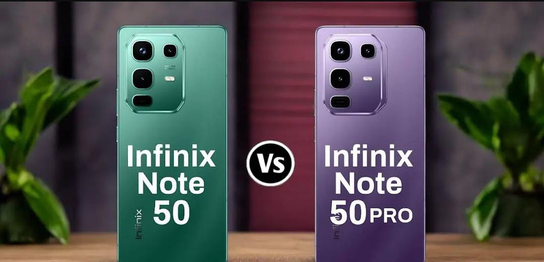 Tampilan Infinix Note 50 dan Infinix Noto 50 Pro