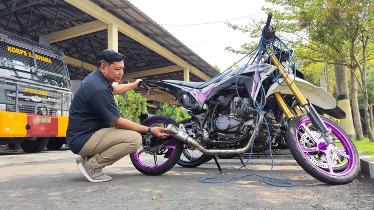 Update Razia Balap Liar di Nganjuk, Ambil Motor Wajib ajak Ortu dan Kades