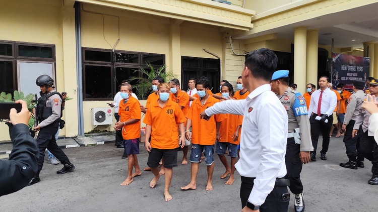 Polres Nganjuk Ungkap Kasus hasil Operasi Pekat Semeru, Ringkus Dua Peracik Mercon