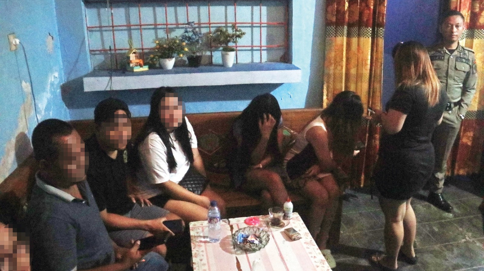 Empat Mbak Pur Guyangan Nganjuk Nekat Layani saat Ramadan, Ini yang Ditemukan Satpol PP saat Razia