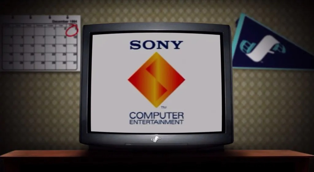 The classic PlayStation boot screen.