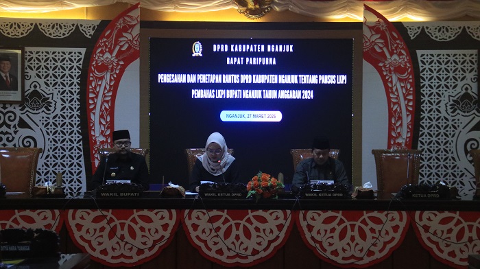 DPRD Nganjuk Bentuk Pansus LKPj Bupati tahun 2024