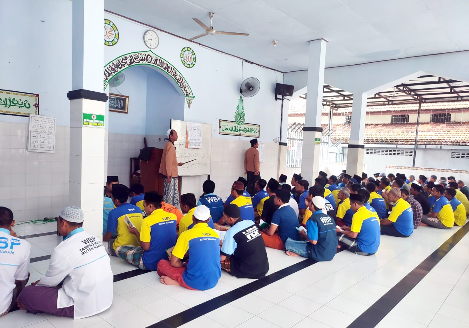 Para Napi di Rutan Kelas II B Nganjuk isi Waktu Ramadan dengan Khataman Alquran