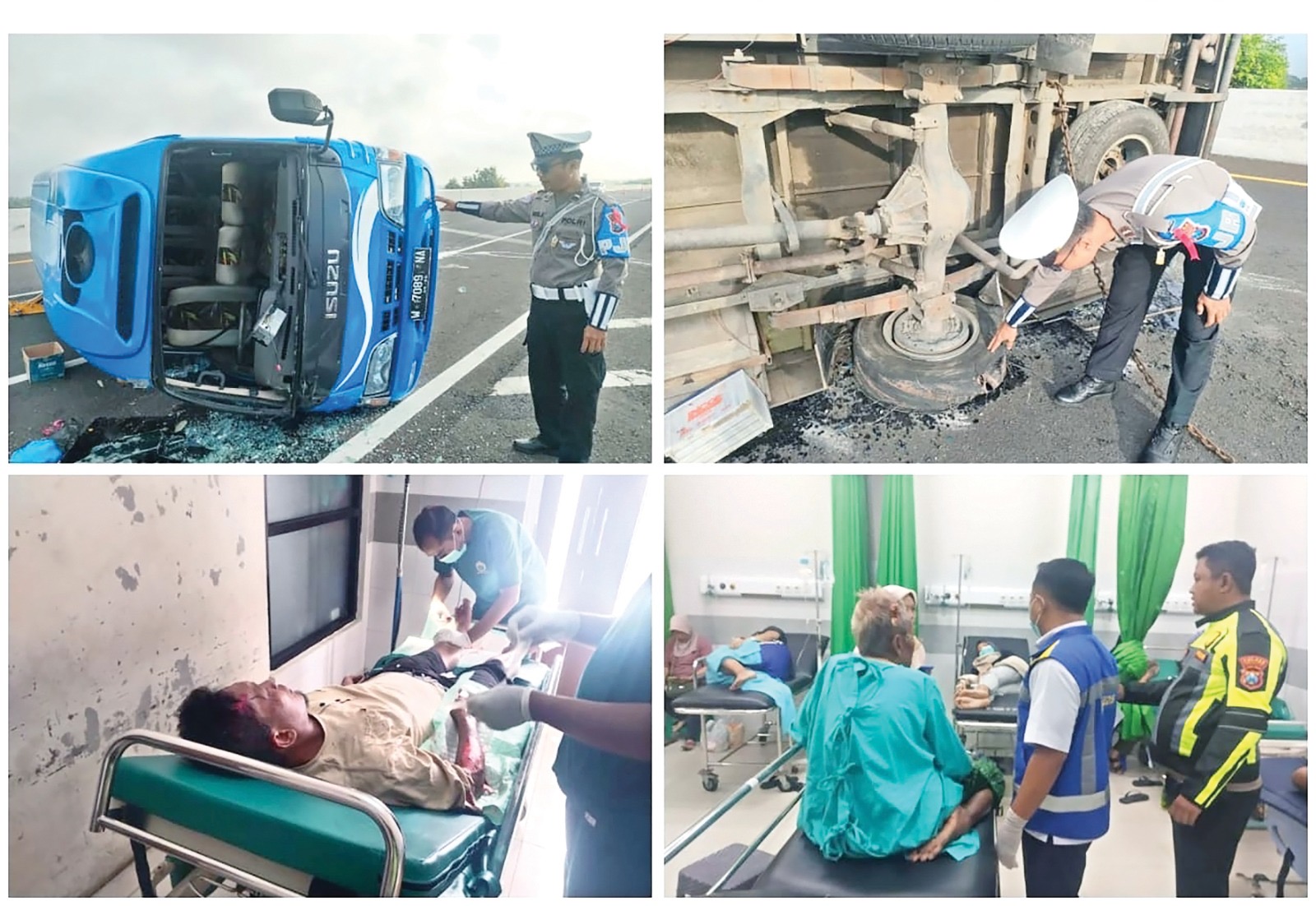 Elf Terguling di Tol Kertosono - Solo, Begini Kronologinya