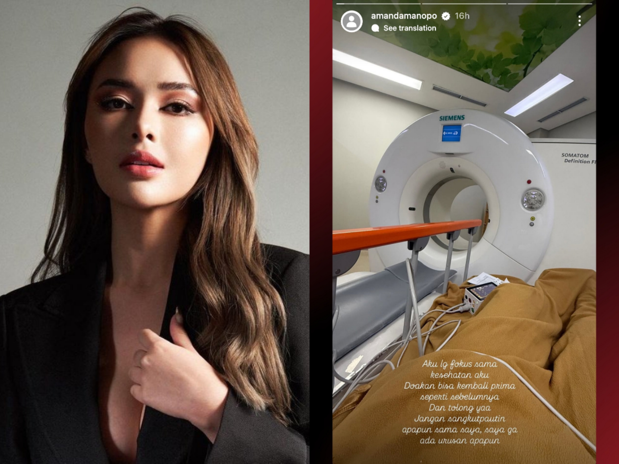 Unggahan Instagram Story Amanda Manopo Jadi Sorotan di Tengah Kabar Perceraian Arya Saloka dan Putri Anne