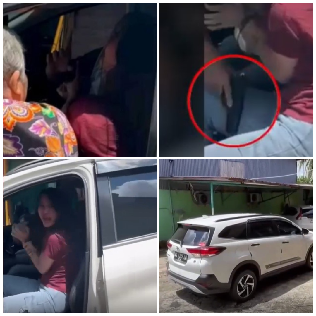 Oknum polisi melakukan penganiayaan terhadap seorang perempuan hingga menganam menggunakan senjata api.
