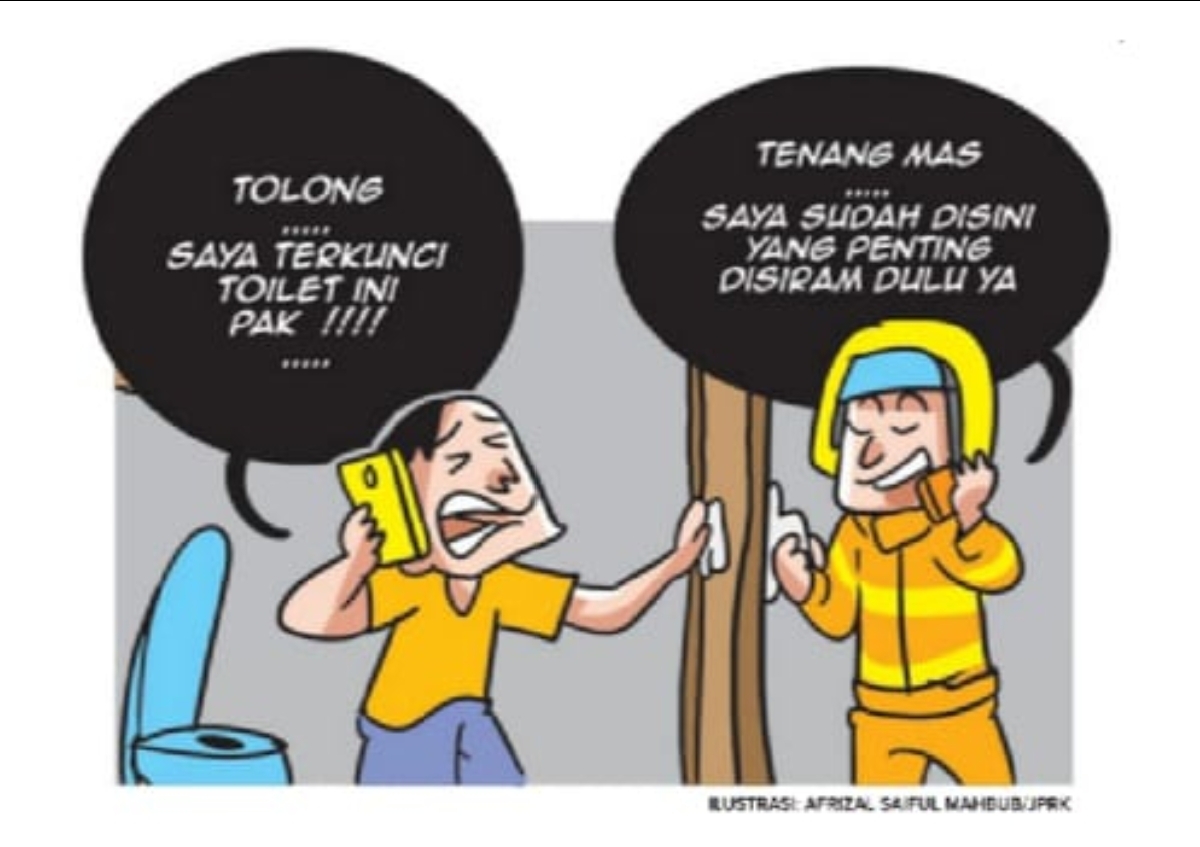 Handphone Selamatkan Boscu di Kamar Mandi