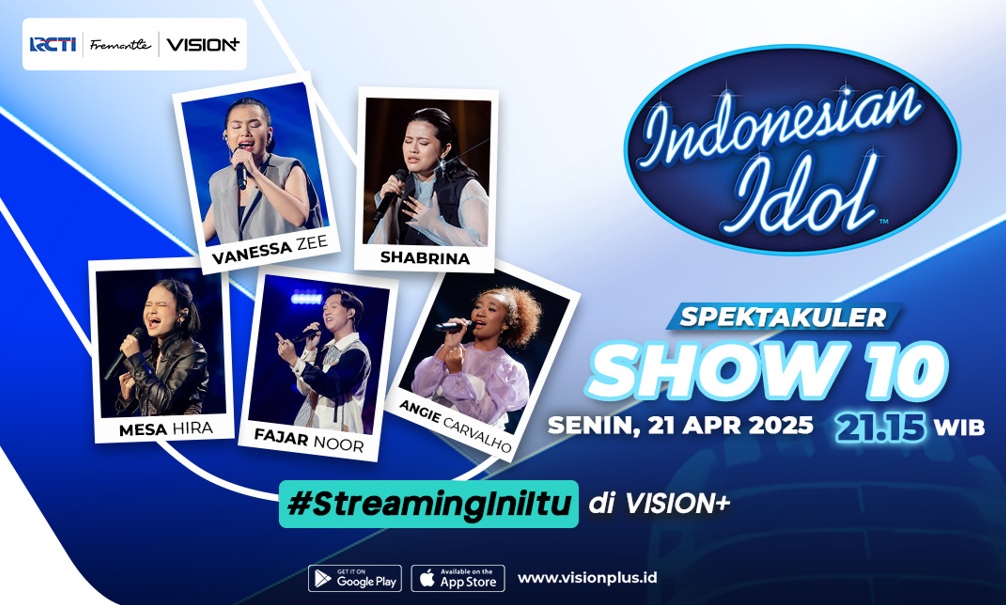 Ini finalis Top 5 Indonesian Idol Season XIII, cek streaming di VISION+ .