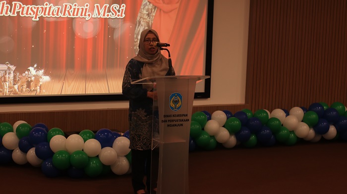 Kepala Dinas Arpus Kabupaten Nganjuk, Dyah Puspita Rini.