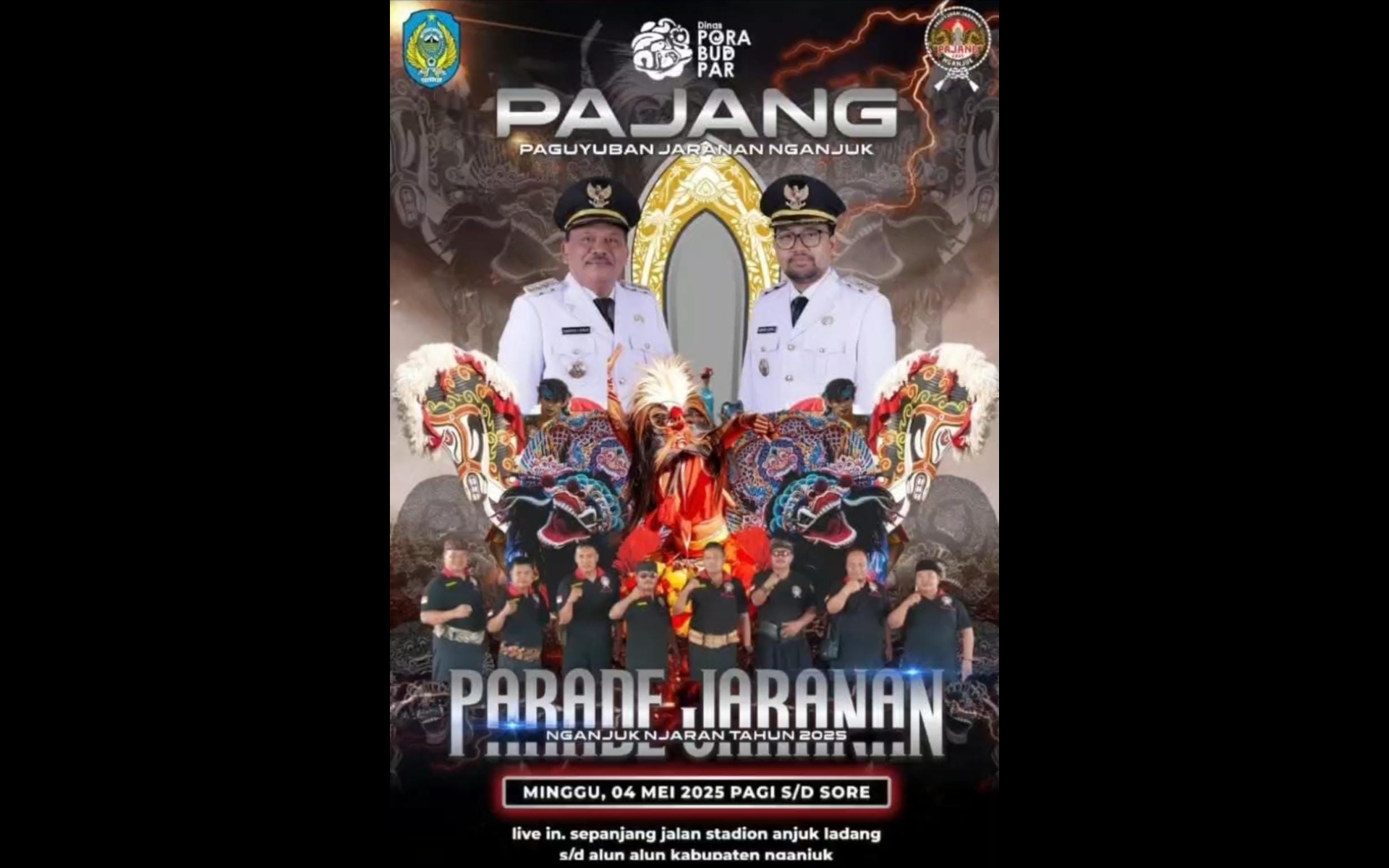 Ribuan Seniman Nganjuk akan untuk Parade Jaranan, Catat Tanggalnya