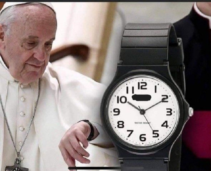 Jam Tangan Paus Fransiskus Jadi Sorotan, Ternyata Harganya Dibawah Rp400 Ribu! Simak Merknya
