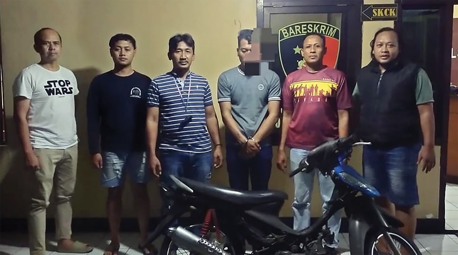 Pria Asal Bojonegoro Ditangkap Usai Mencuri Motor di Kertosono