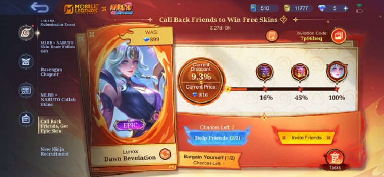 Pecinta Mobile Legends Wajib Ikut Event Call Back Friends, Berhadiah Skin Epic Permanen Gratis! Simak Langkah-Langkahnya