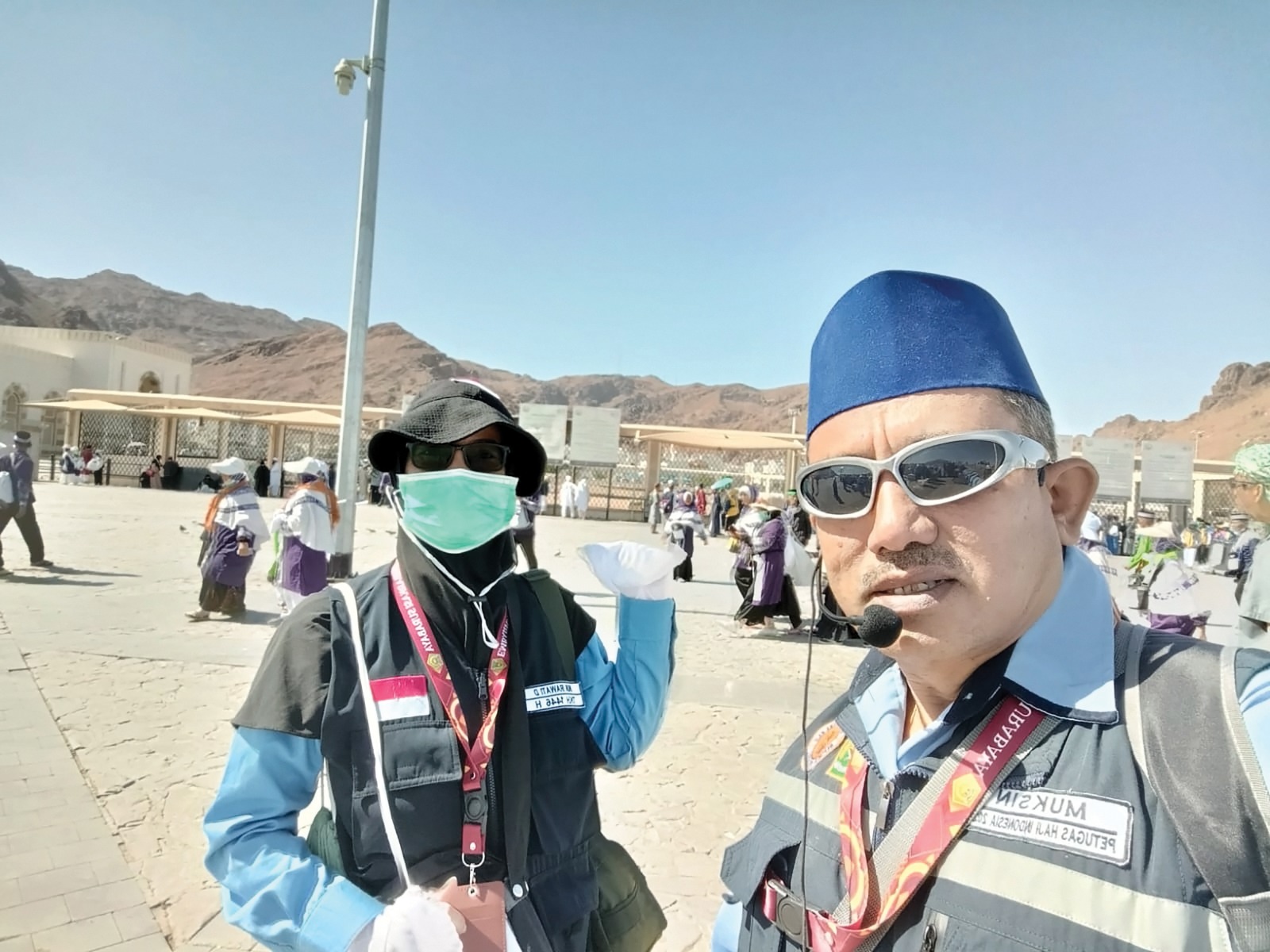 Jamaah Haji Menunjukkan Suhu Mencapai 39 Derajat Celcius di Madinah saat Siang