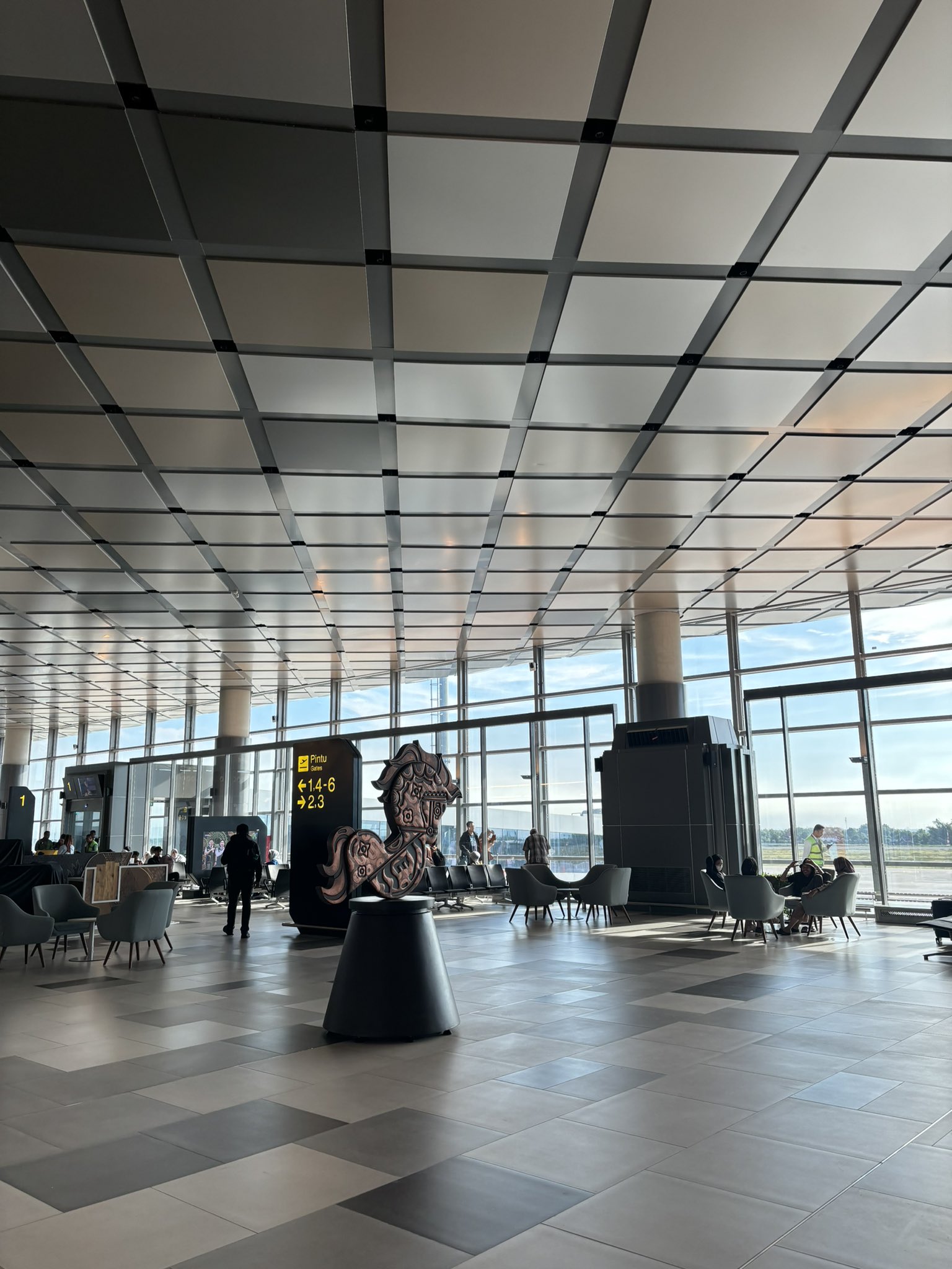 Area Check-in Bandara Internasional Dhoho Kediri