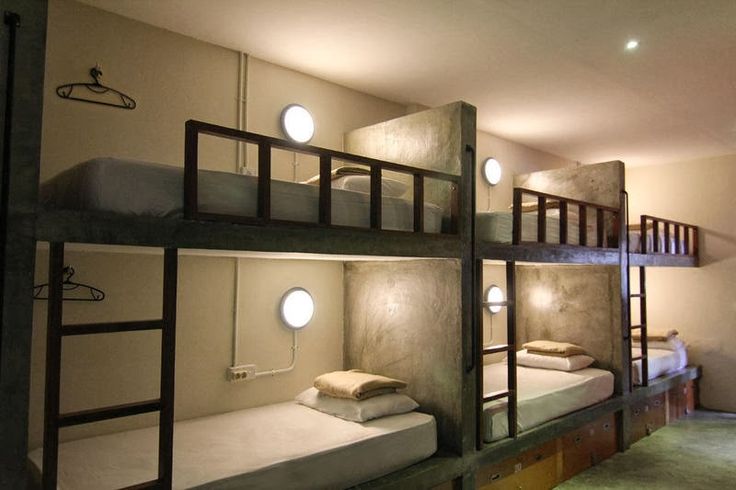 Ilustrasi kamar Backpacker