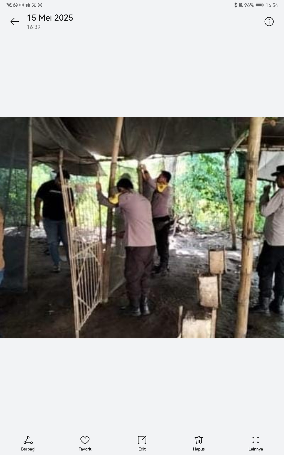 Bongkar Arena Sabung Ayam, Polisi Tidak Temukan Pelaku