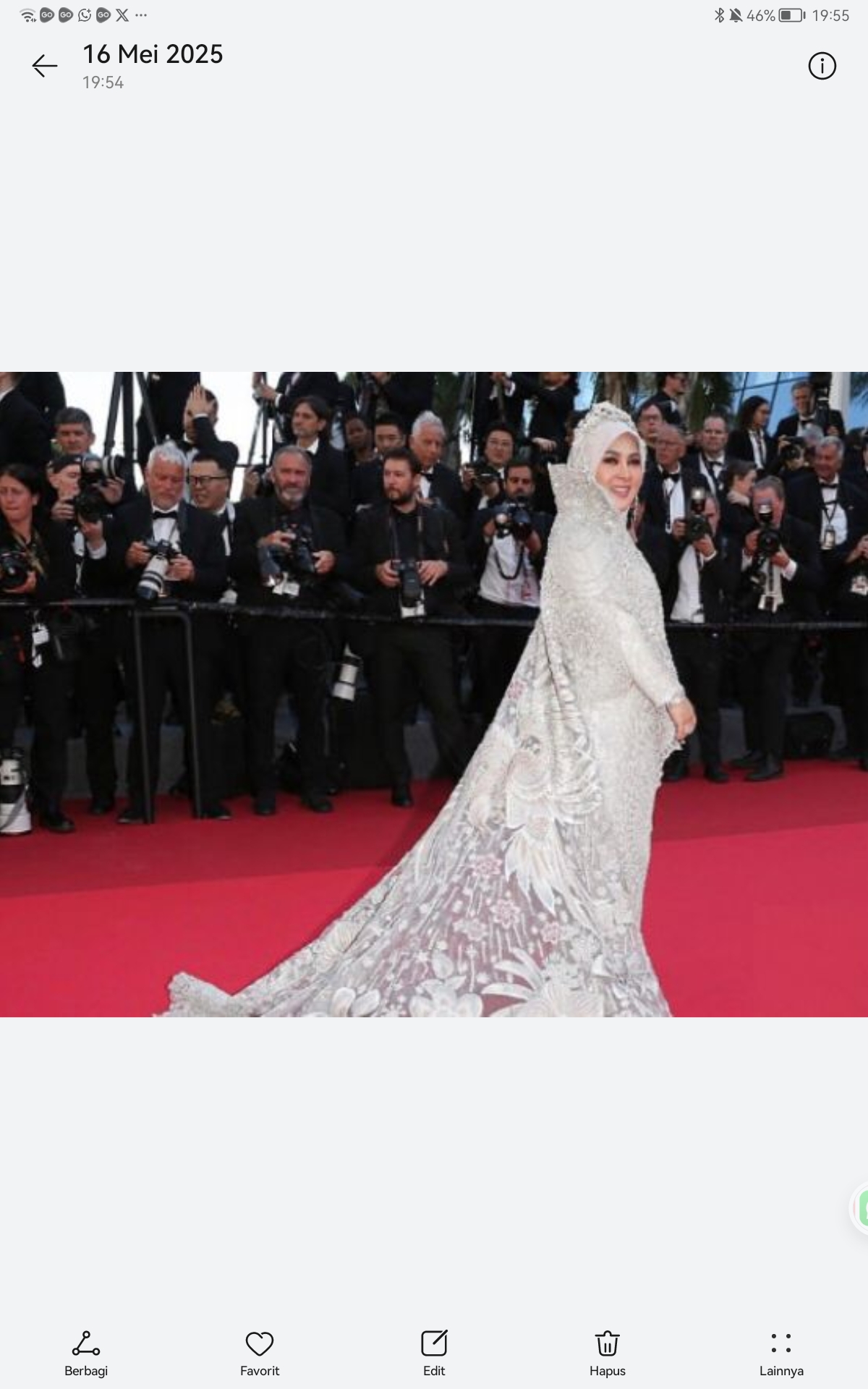 Syahrini Debut di Cannes 2025