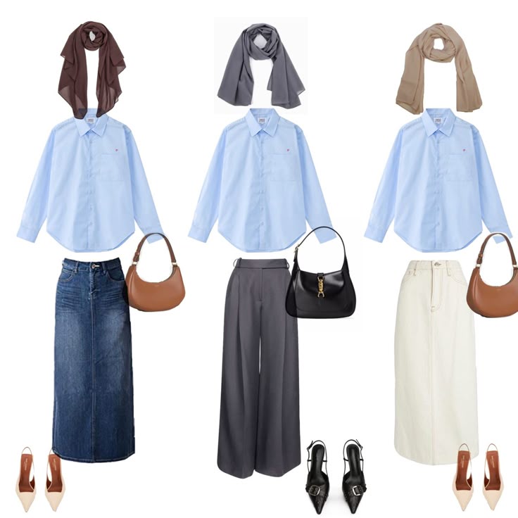 Contoh Mix n Match Colour Outfit