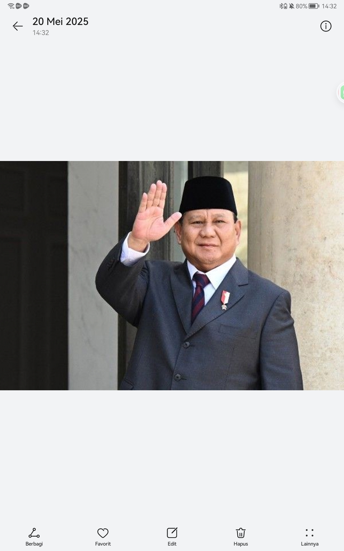 Presiden Prabowo
