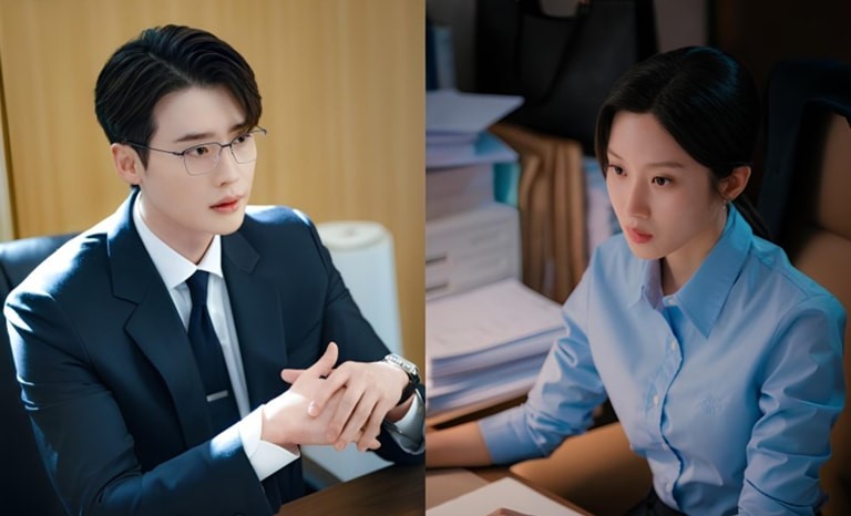 Still cut Lee Jong Suk dan Mun Ka Young dalam drama
