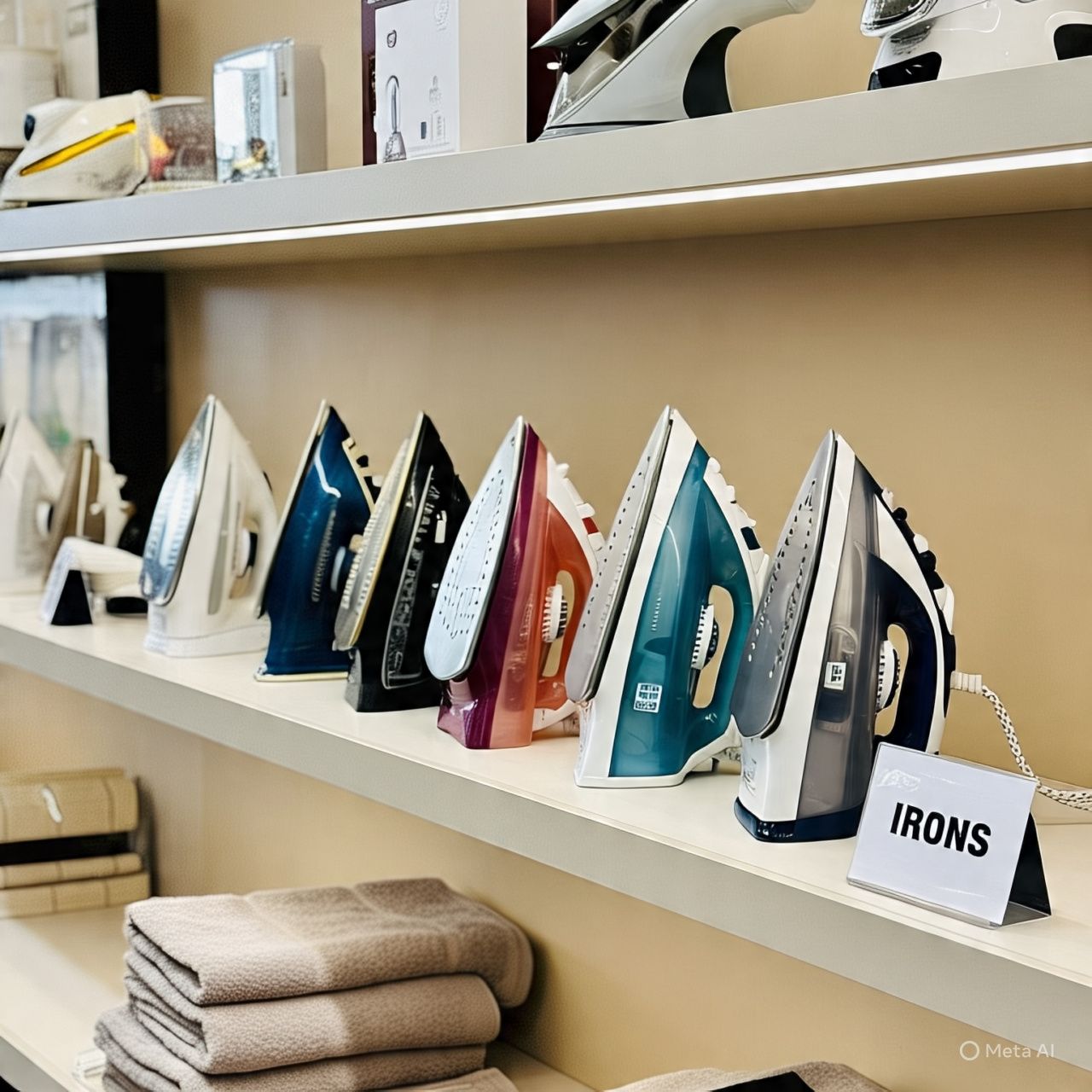 Ilustrasi etalase setrika