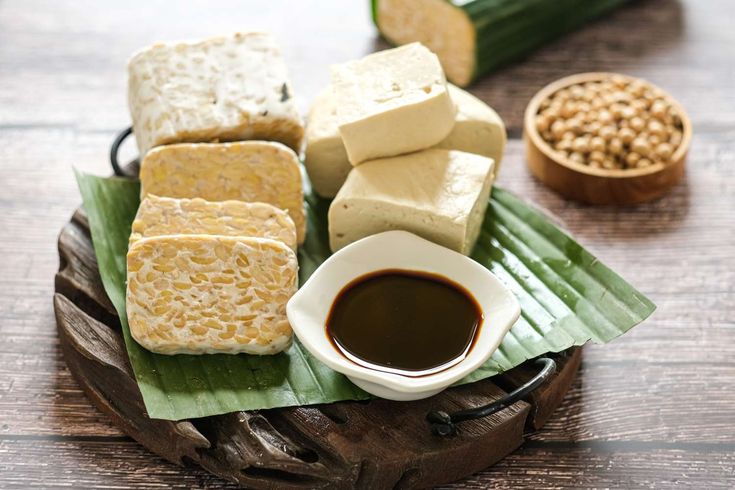 Ilustrasi tahu dan tempe.