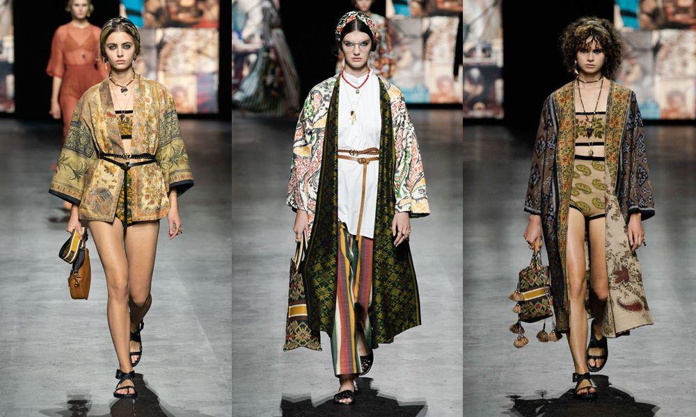 Batik karya Aam yang dikenakan oleh model