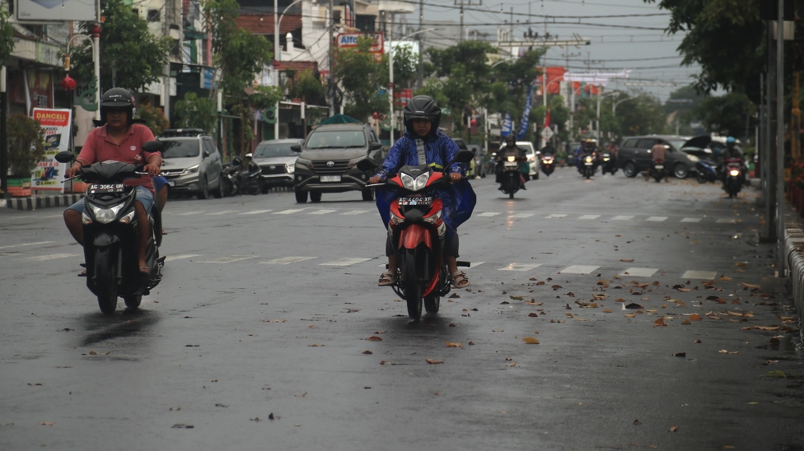 Hujan Deras Bikin Warga Nganjuk Waswas