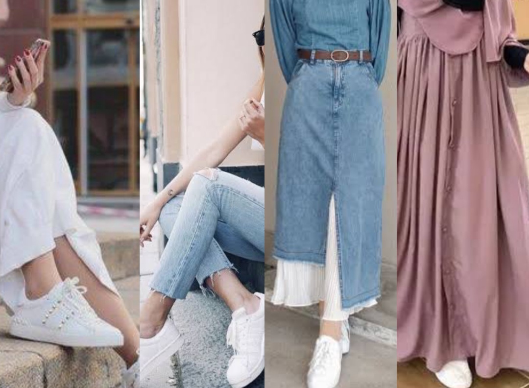 Mix and match sneakers putih dengan segala outfit
