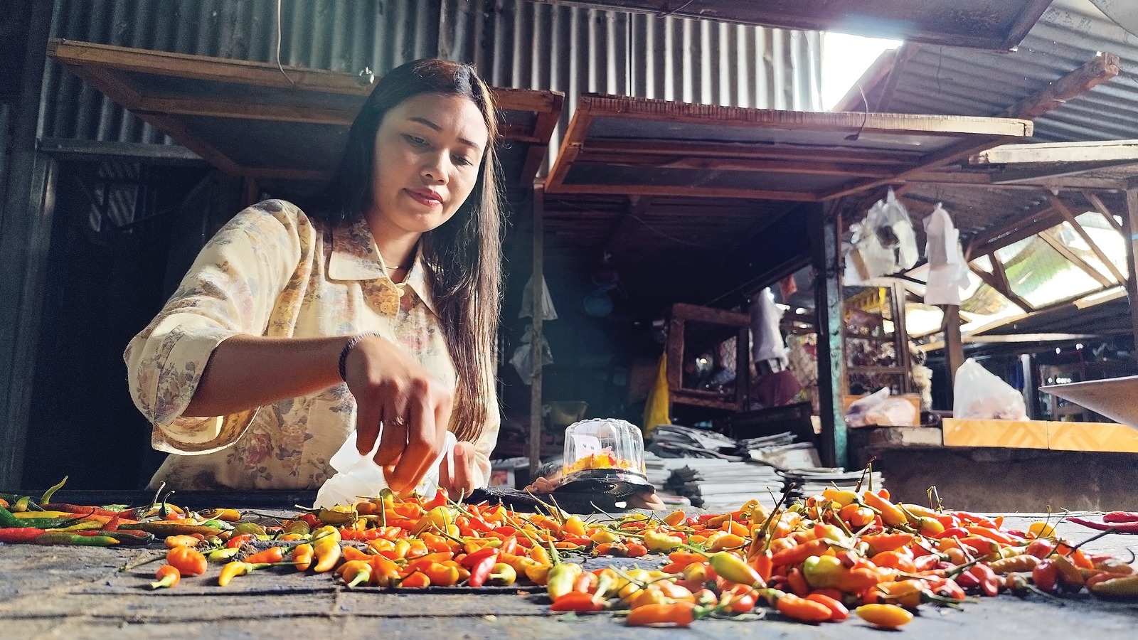 Harga Cabai Anjlok di Pasar Wage Nganjuk jelang Idul Adha