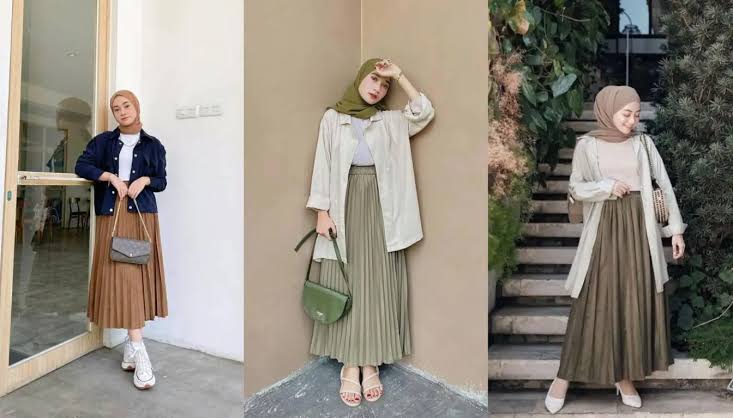 Mix and match rok plisket (foto: pinterest)