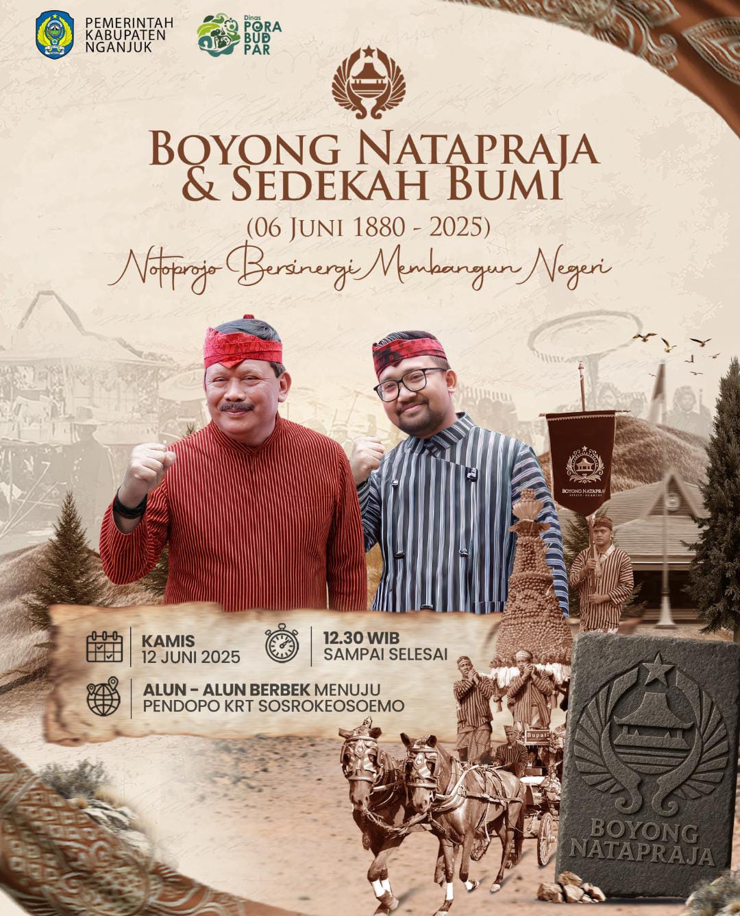 Pamflet Boyong Natapraja & Sedekah Bumi