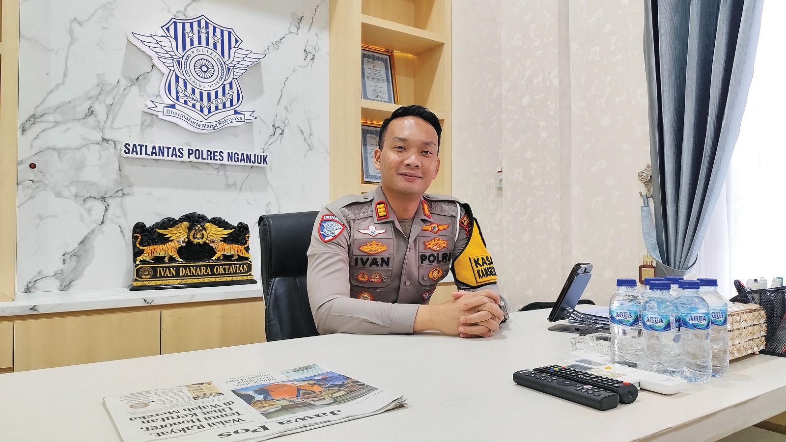 Cita- Cita : Kasatlantas Polres Nganjuk AKP Ivan Danara Sempat Tak Direstui Orang Tua