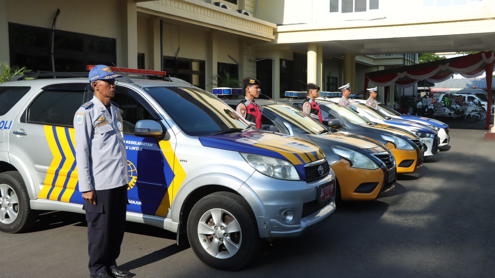 Polres Nganjuk kerahkan personil untuk patroli selama malam takbiran hingga Idul Adha.