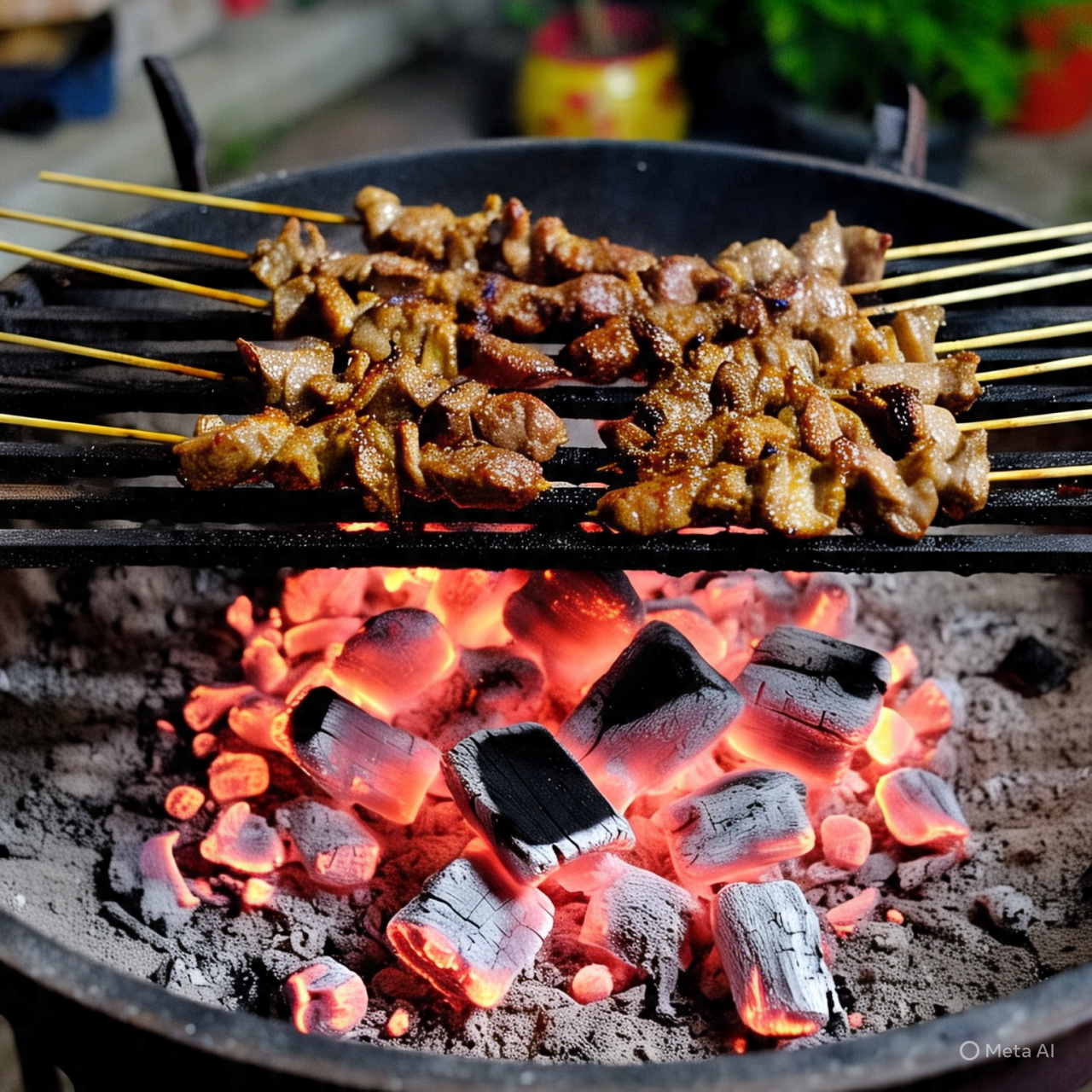 Daging Kurban Jadi Sate Kambing