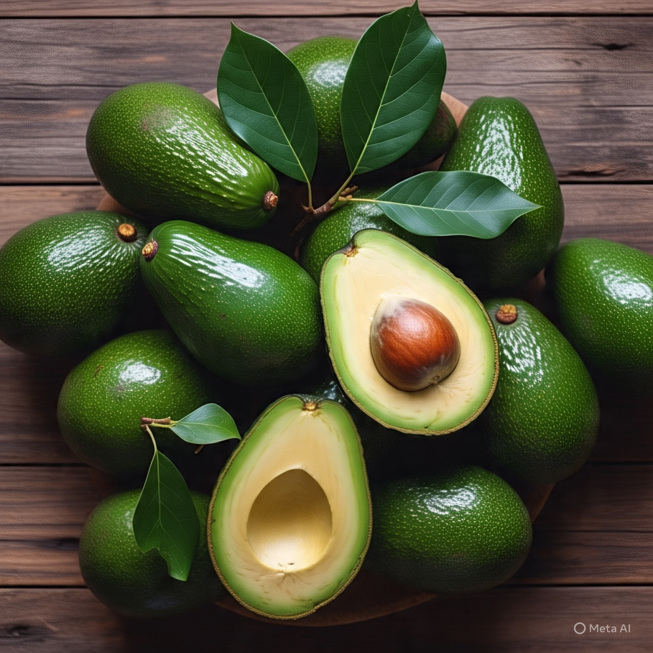 Ilustrasi buah alpukat.